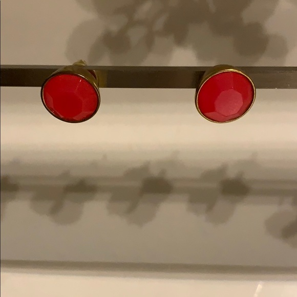 kate spade Jewelry - Hot pink Kate Spade studs